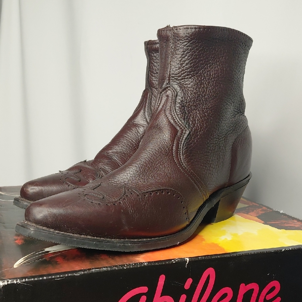 Abilene Boot Co. Dark Brown Western Boots